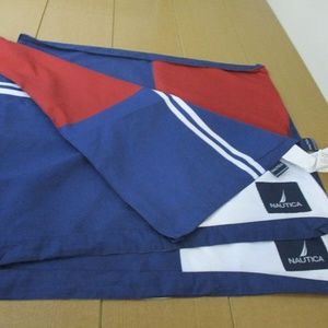 2 Pack Nautica Pair Shams Color Block Navy Sofa Cushion Case Pillowcases 25"x25"